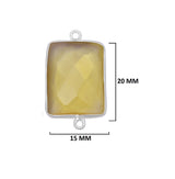 Boho Chic Lemon Quartz Bezel Pendant - Handcrafted Gemstone Necklace in 925 Sterling Silver with Stunning Finishes