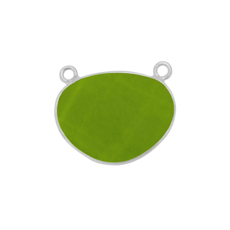 Boho Chic Peridot Bezel Pendant - Handcrafted Gemstone Necklace in 925 Sterling Silver with Stunning Finishes