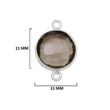 Boho Chic Smoky Quartz Bezel Pendant - Handcrafted Gemstone Necklace in 925 Sterling Silver with Stunning Finishes