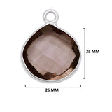 Boho Chic Smoky Quartz Bezel Pendant - Handcrafted Gemstone Necklace in 925 Sterling Silver with Stunning Finishes