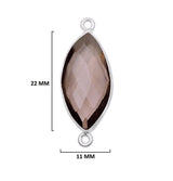 Boho Chic Smoky Quartz Bezel Pendant - Handcrafted Gemstone Necklace in 925 Sterling Silver with Stunning Finishes