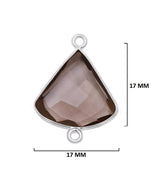 Boho Chic Smoky Quartz Bezel Pendant - Handcrafted Gemstone Necklace in 925 Sterling Silver with Stunning Finishes