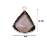 Boho Chic Smoky Quartz Bezel Pendant - Handcrafted Gemstone Necklace in 925 Sterling Silver with Stunning Finishes