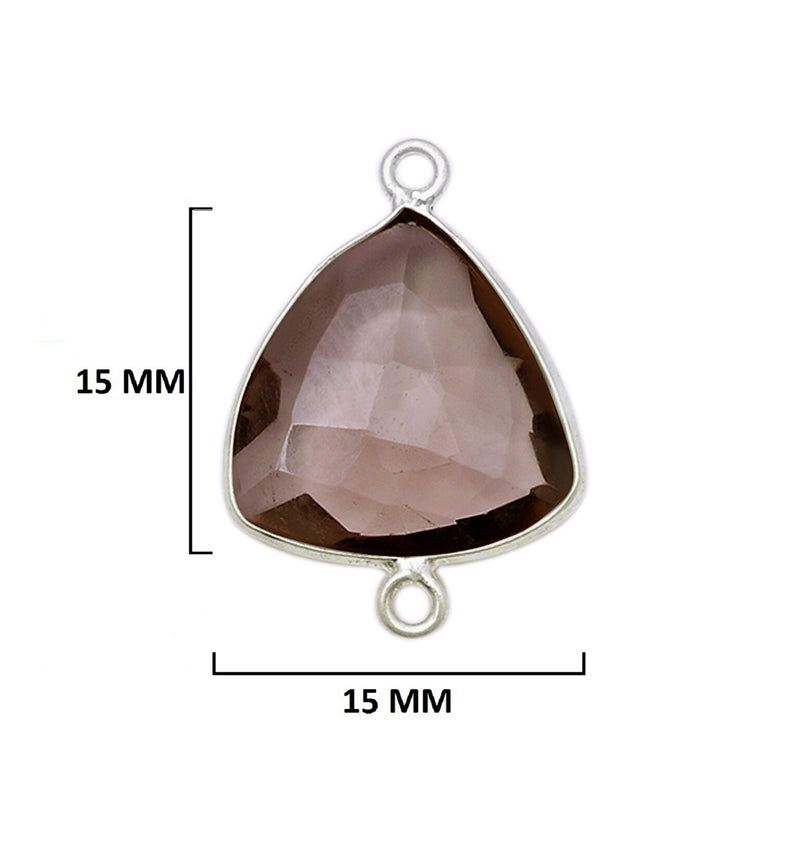 Boho Chic Smoky Quartz Bezel Pendant - Handcrafted Gemstone Necklace in 925 Sterling Silver with Stunning Finishes