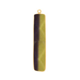 Boho Chic Ametrine Bezel Pendant - Handcrafted Gemstone Necklace with 24kt Gold Plating