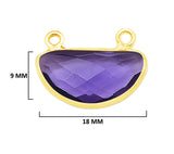 Amethyst Bezel Pendant