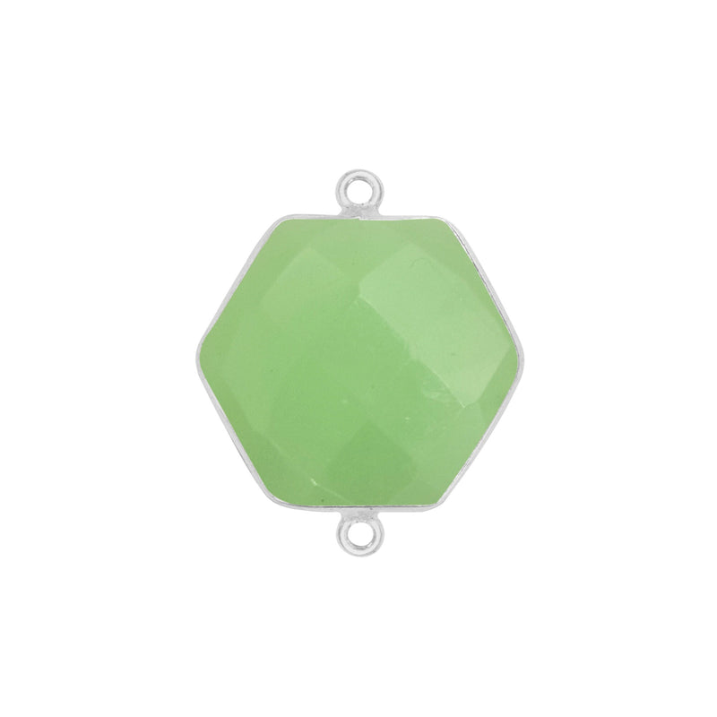 Green Chalcedony Gemstone Charms