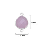 Pink Chalcedony Gemstone Charms