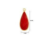 Bezel pendant necklace