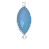 Blue Chalcedony Gemstone Charms