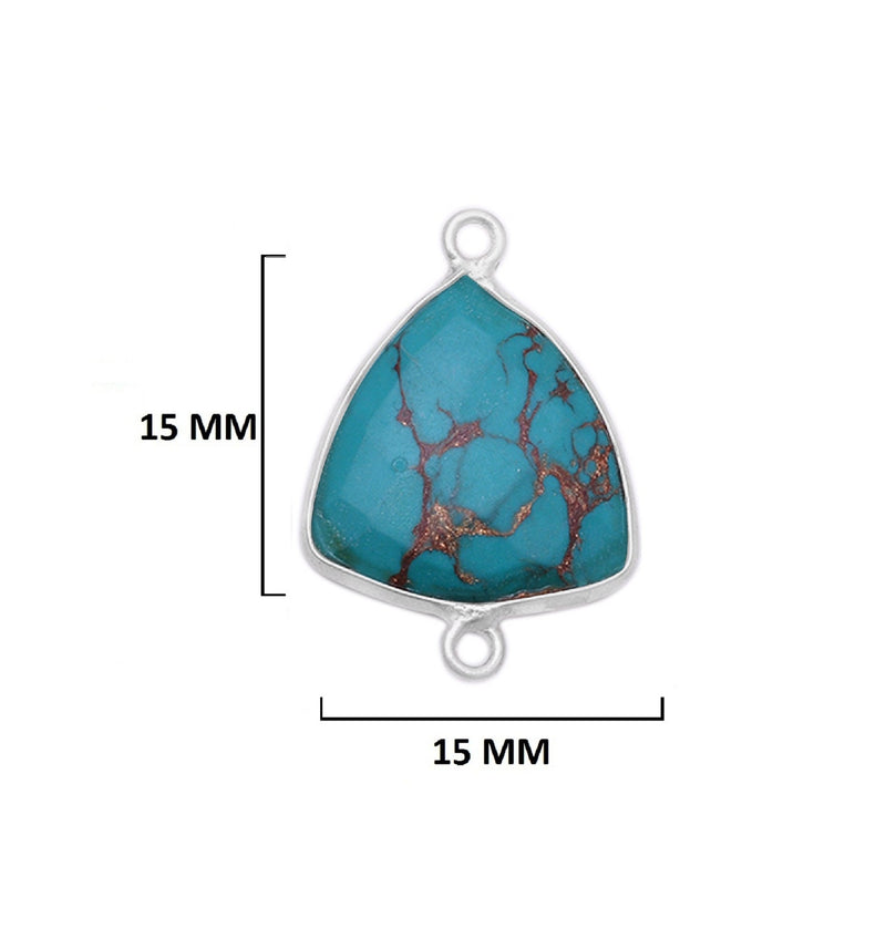 Blue Turquoise Gemstone Charms