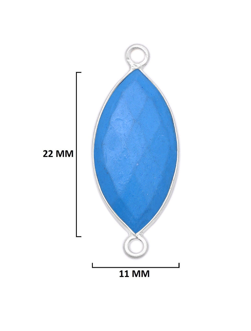 Dark Turquoise Gemstone Charms
