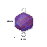 Purple Turquoise Gemstone Charms