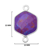 Sterling Silver-Plated Bezel Charms