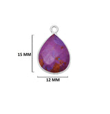 Sterling Silver-Plated Bezel Charms