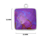 Natural Square-Shaped Pendants