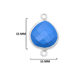 Sterling Silver-Plated Bezel Charms