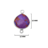 Purple Turquoise Gemstone Charms