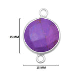 Sterling Silver-Plated Bezel Charms