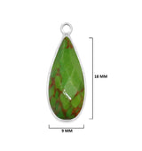 Natural Rounded Teardrop-Shaped Pendants