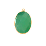 Natural Oval-Shaped Pendants
