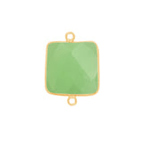 Chalcedony Green Gemstone Charms