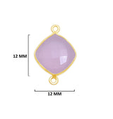 Pink Chalcedony Gemstone Charms