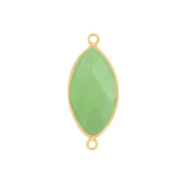 Chalcedony Green Gemstone Charms