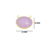 Pink Chalcedony Gemstone Charms