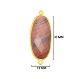Picture Jasper Stone for Jewelry Making 10X15 12X15 13X30 15X18 15X20 18X25 8X10 Oval Bezel Charms 24K Gold Plated Over 925 Sterling Silver
