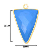 15mm, 15X20mm, 18X25mm Gemstone Charms