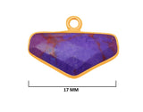Natural Chevron-Shaped Pendants