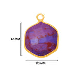 Natural Hexagon-Shaped Pendants