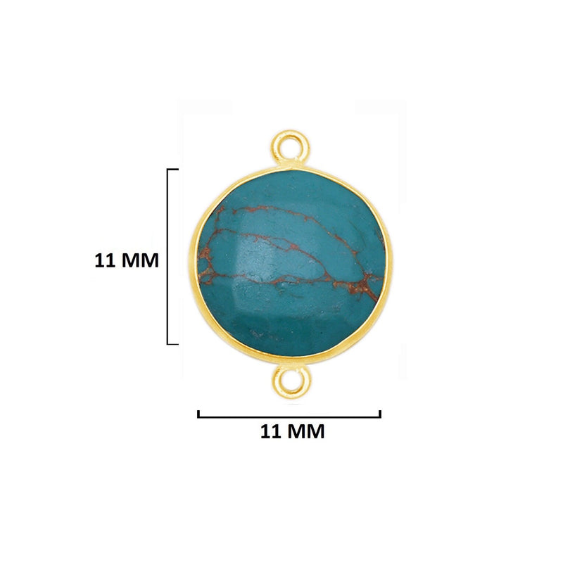 Blue Turquoise Gemstone Charms