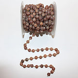 dark brown druzy birthstone month February - March, zodiac sign Libra.