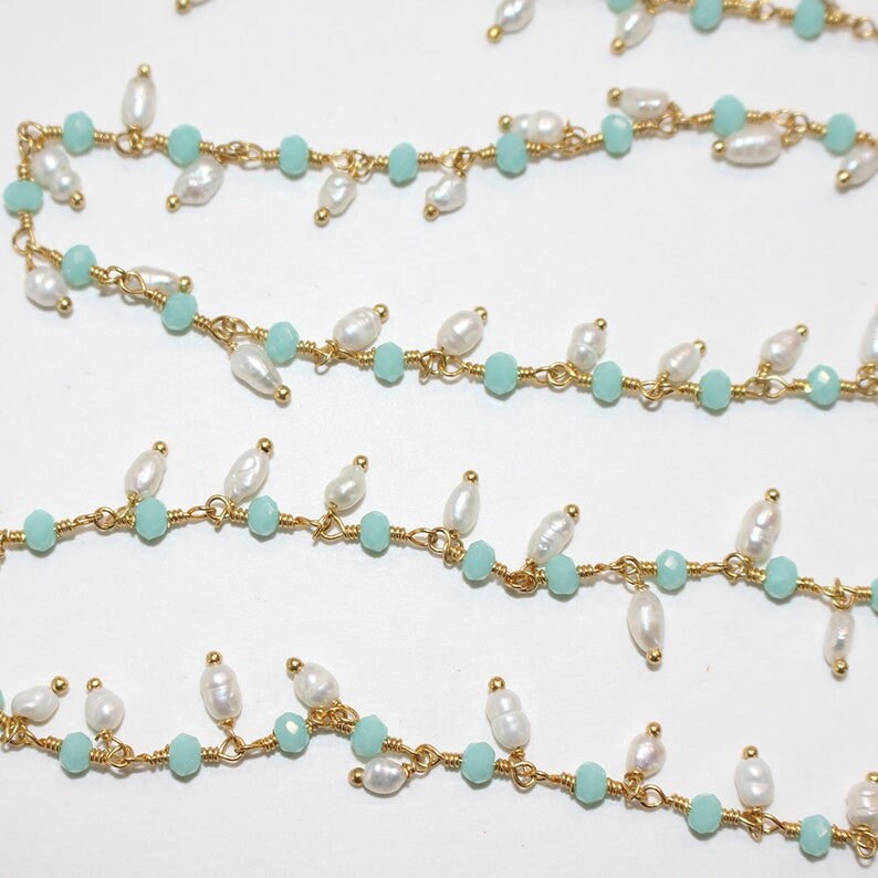 Amazonite Rosary Chain Jewelry