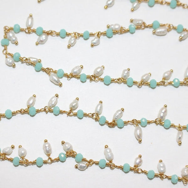 Amazonite Rosary Chain Jewelry