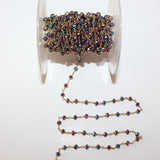peacock pyrite quartz birthstone month July - August, zodiac sign leo.