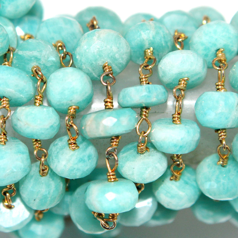 Amazonite Rosary Chain Jewelry
