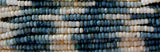 Semi Precious Gemstone Beads - Blue White Opal