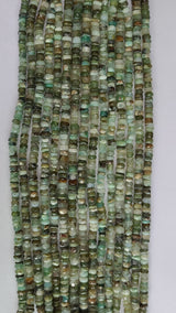 High-Quality Faceted Peruvian Opal Dark Beads