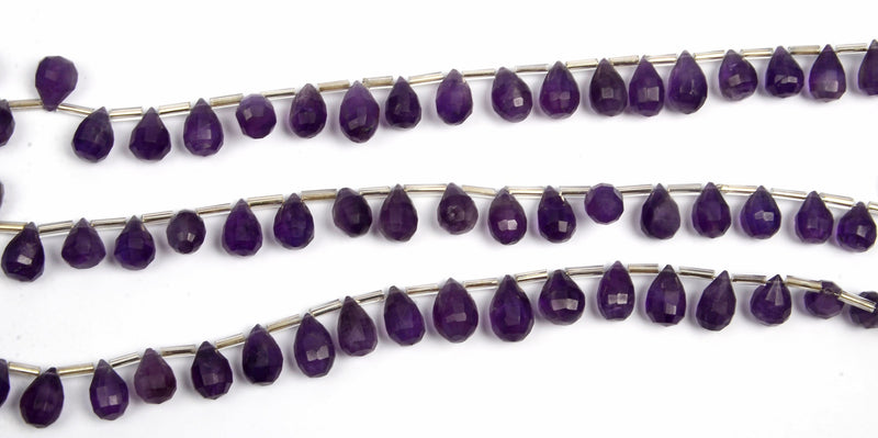 Amethyst Teardrop Strand