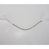Gray Diamond natural handmade gemstone bead strand 2.5 Carat.
