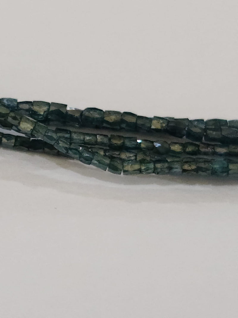 Blue Diamond natural precious gemstone bead strands, barrel shaped 4-inch long bead strand, faceted bead handmade gemstone bead strand 2.5 Carat, women jewelry making necklaces, earrings, and bracelets bead strands.
