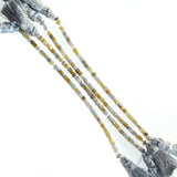 Multi Green Diamond natural precious gemstone bead strands, cube shaped 4-inch long bead strand, faceted bead handmade gemstone bead strand 5.12 Carat, women jewelry making necklaces, earrings, and bracelets bead strands.