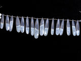 Bio solar quartz handmade gemstone bead strand 34, 37, 40, 100, 117 carats.