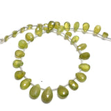 Vessonite handmade gemstone bead strand 11 Carat.