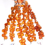Pear Fanta Garnet Beads - DIY Beading Supplies