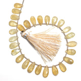 Semi-Precious Bead Strand - Yellow Aquamarine Natural Jewelry