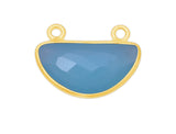 Blue Chalcedony Gemstone Charms
